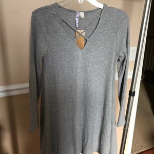 Long sleeve T shirt dress
